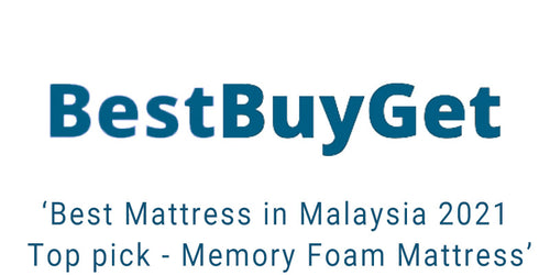 Recognized by Bestbuyget for the best mattress in malaysia 2021