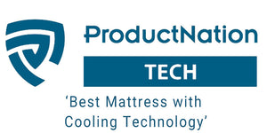 Recognized by productnation for best mattress with cooling technology